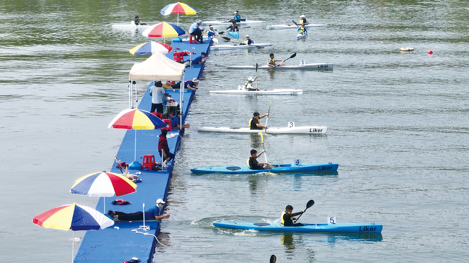 乐鱼网址百舸争流处 飞桨破浪时——2025年“京杭大运河”皮划艇马拉松系列赛暨天(图1)